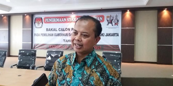 Ketua Komisi Pemilihan Umum Daerah (KPUD) DKI Jakarta Sumarno