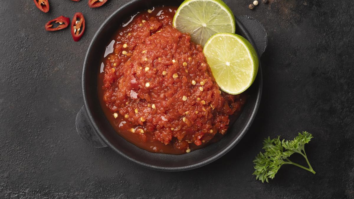 012487100 1656566937 tasty meal with sambal arrangement