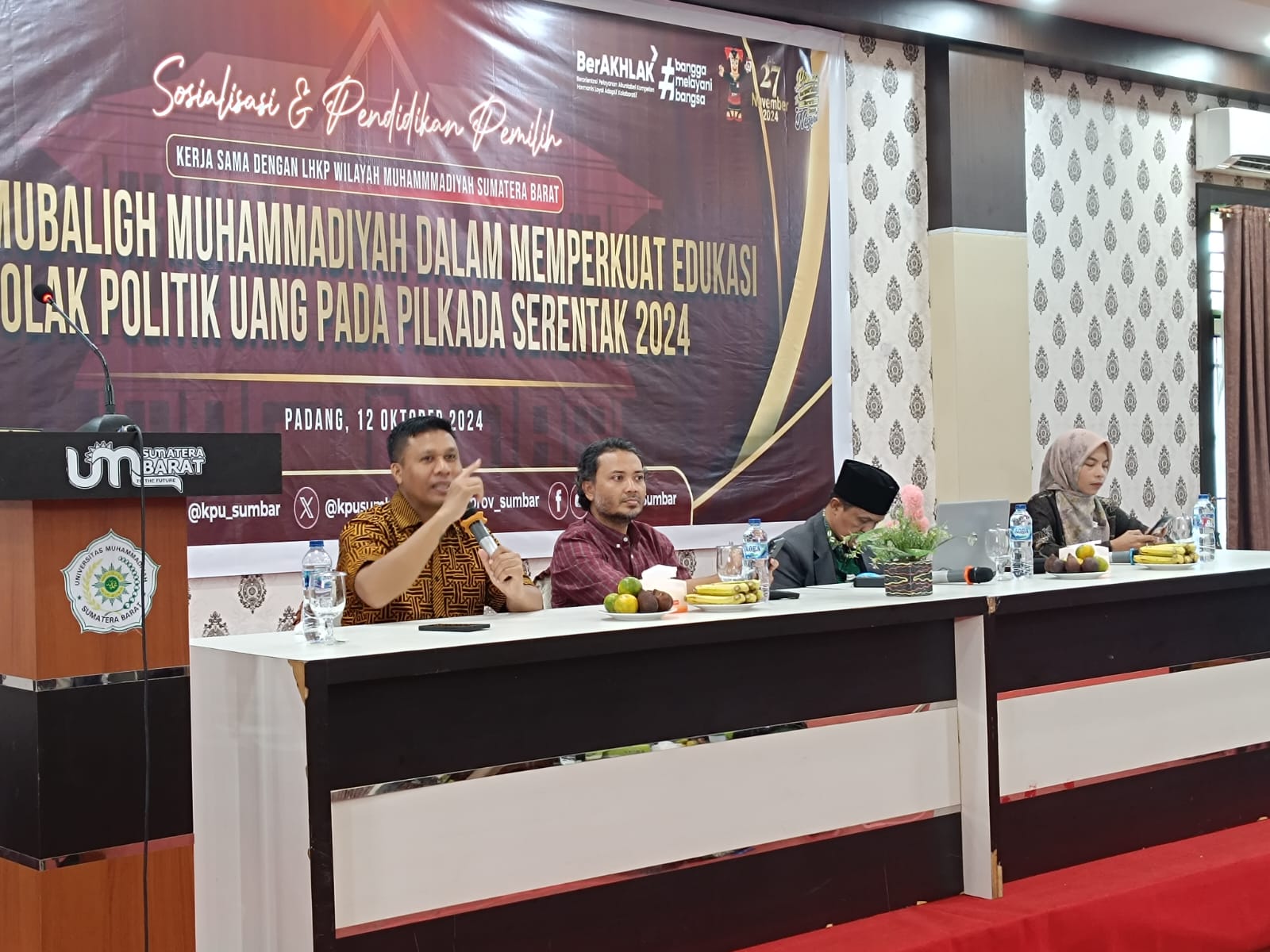 Tolak Politik Uang, KPU Sumbar Gandeng Mubaligh di Pilkada 2024