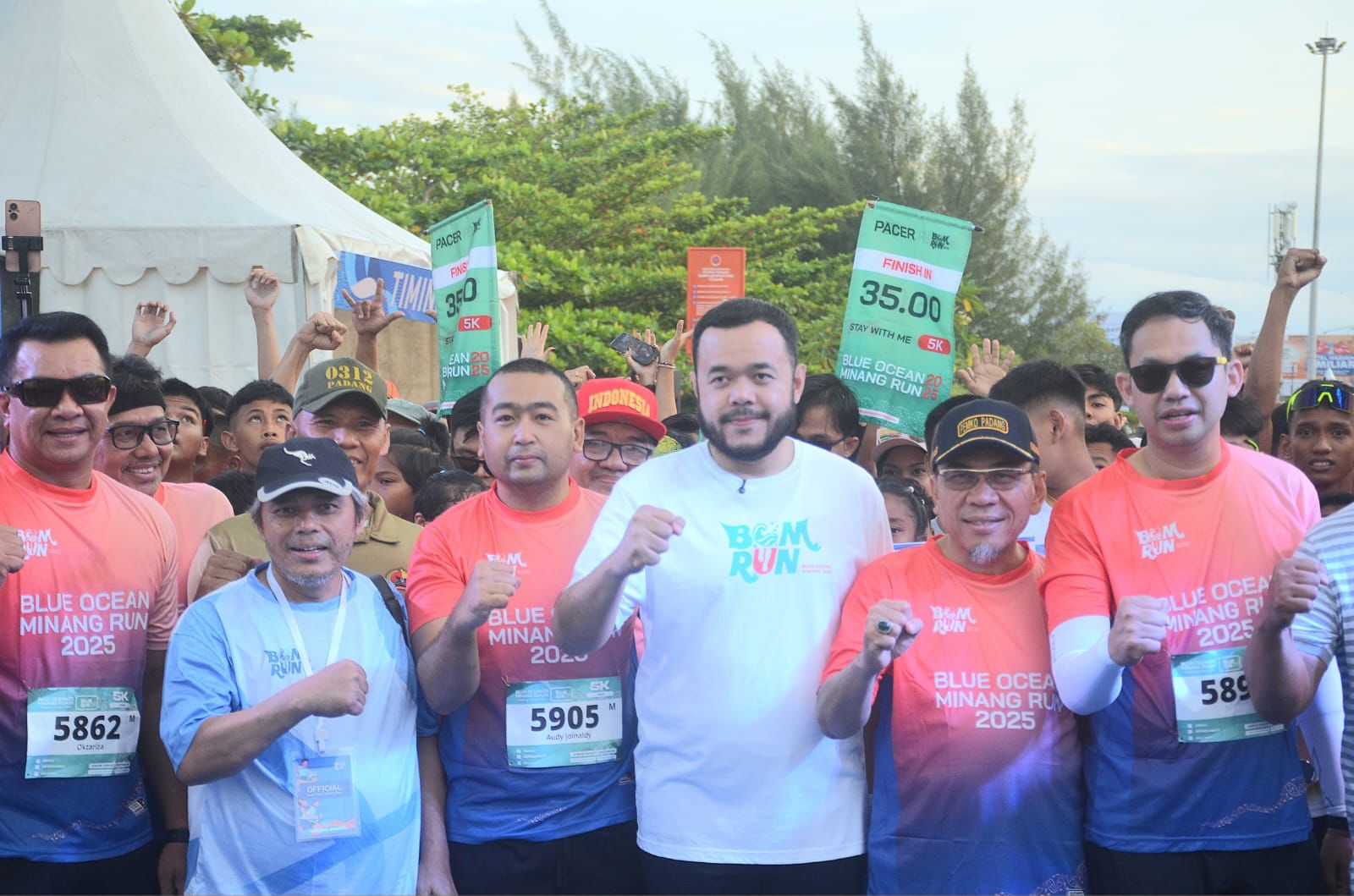 Ribuan Pelari Ramaikan Puncak BOM Run 2025 di Padang