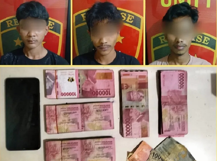 Polres Tanah Datar Tangkap Tiga Pelaku Pencurian