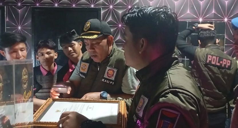 Puluhan Wanita di Padang Terjaring Razia Tempat Hiburan Malam,