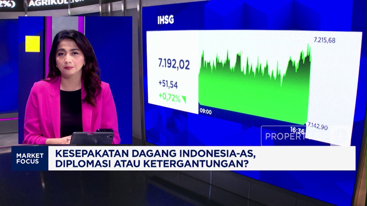 IHSG Menguat, Tarif Trump Hantui Ekspor Indonesia