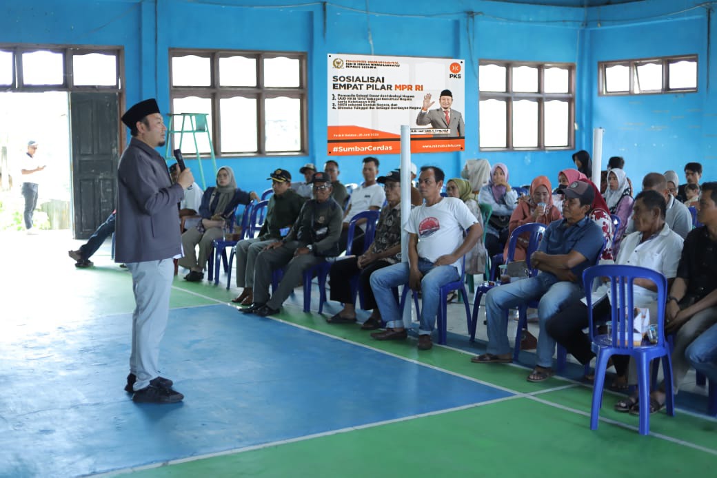 Sapa Masyarakat Inderapura, Rahmat Saleh Sosialisasikan Empat Pilar