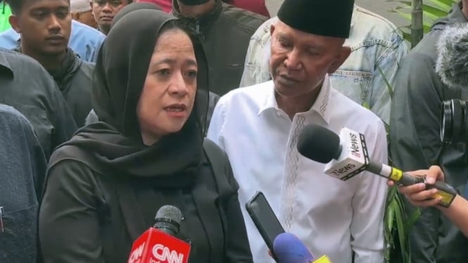 Ketua DPR Temui Keluarga Ojol yang Tewas Terlindas Rantis