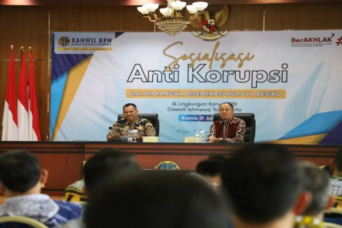 Kanwil BPN DIY Terapkan Digitalisasi untuk Perkuat Gerakan Anti Korupsi