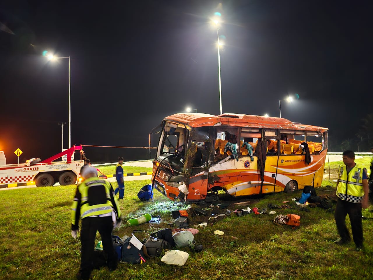 Polisi Ringkus Kernet Bus ALS Pelaku Tabrak Lari Tol Padang-Sicincin