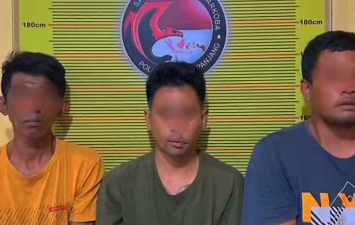 Polisi Bekuk Tiga Pemakai Sabu, Dua Pelaku Residivis