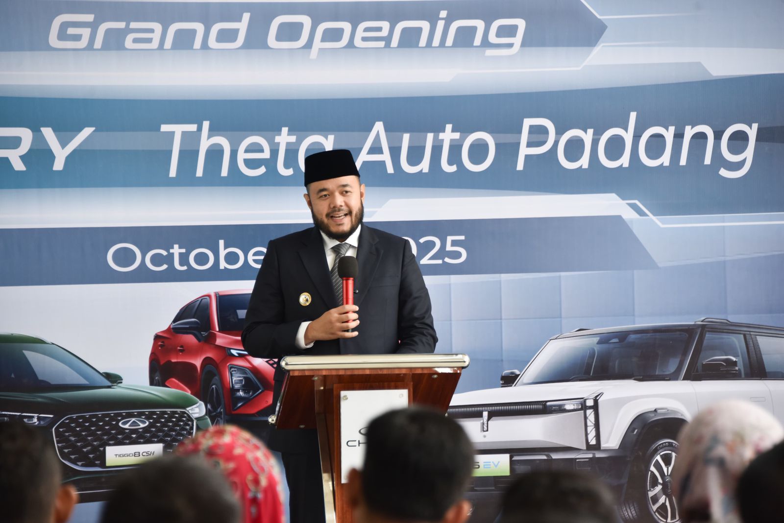 Chery Buka Showroom di Padang, Wali Kota Resmikan