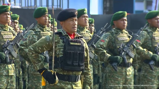 sosok-letjen-bambang-trisnohadi,-komandan-upacara-hut-ke-80-tni,-lulusan-terbaik-adhi-makayasa-dari-kopassus