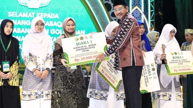 kemenag-tutup-stqh-nasional-2025,-kalimantan-timur-raih-juara-umum