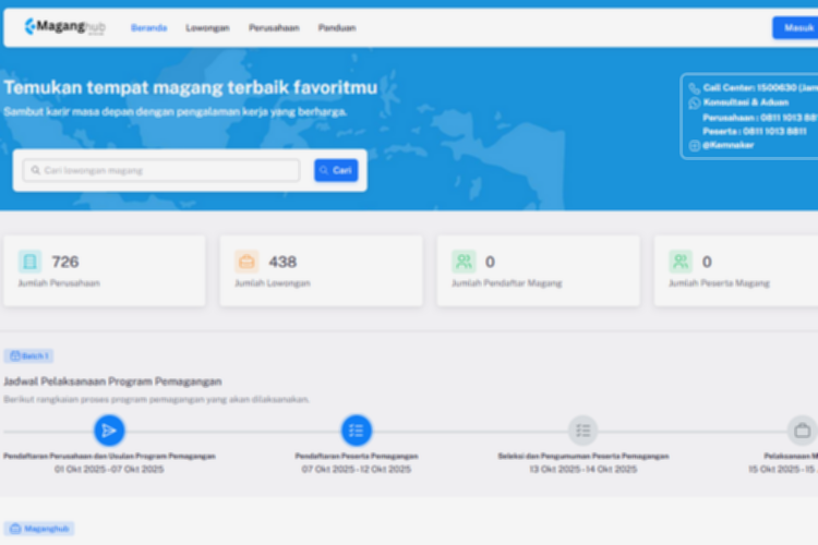 Kemnaker Perpanjang Pendaftaran Magang Hub 2025, Catat Tanggal Penting!