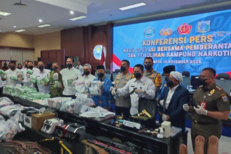 BNN Ringkus 1.259 Tersangka Narkoba dari 34 Provinsi di Indonesia