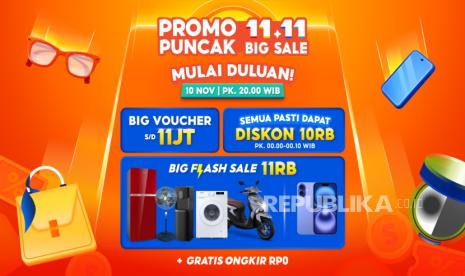 Shopee Gelar 11.11 Big Sale, Tawarkan Banyak Promo