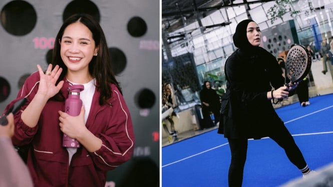 Artis Ramaikan Turnamen Padel, Kampanyekan Gaya Hidup Sehat