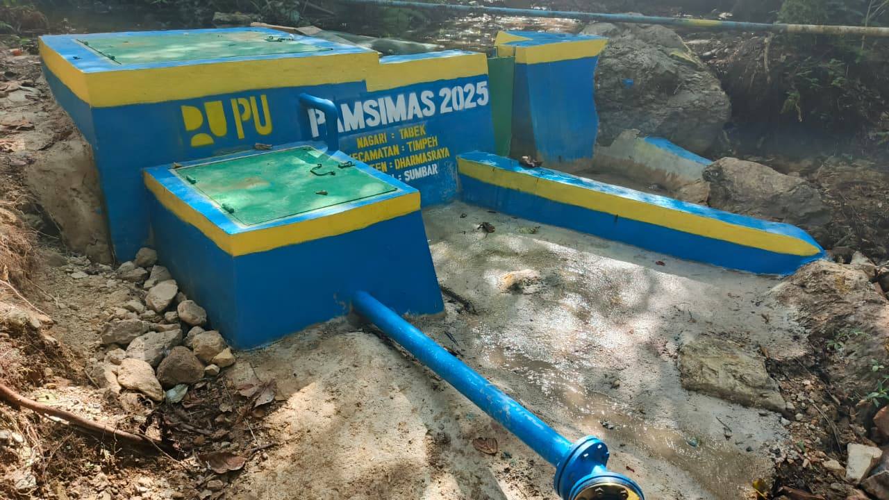 Pamsimas Rampung, Dharmasraya Kini Punya Tiga Unit Air Bersih
