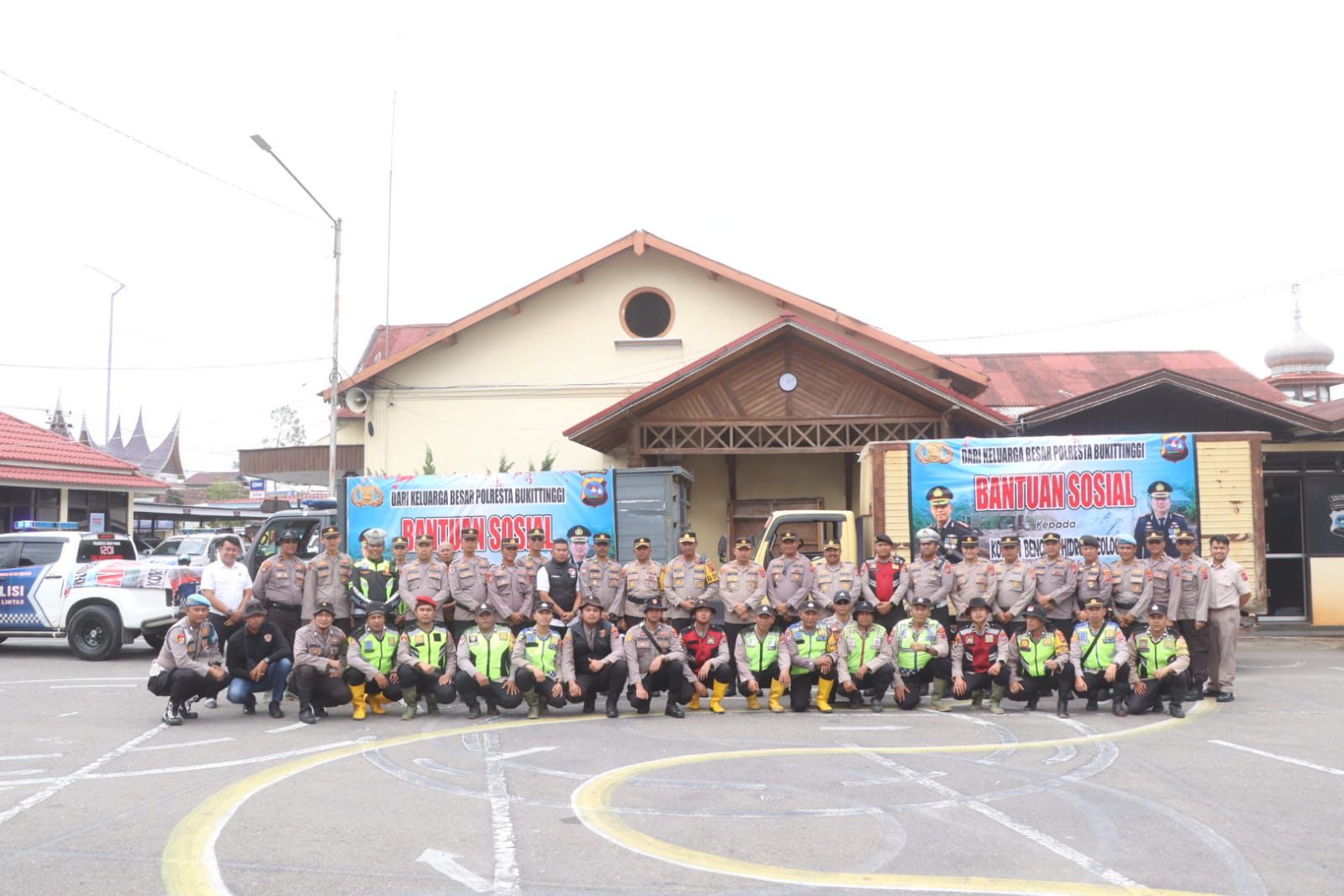Polresta Bukittinggi Gerak Cepat Salurkan Bantuan ke Malalak Timur