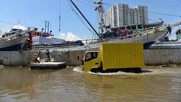 Banjir Rob Ancam Jakarta Utara, BPBD Imbau Warga Siaga