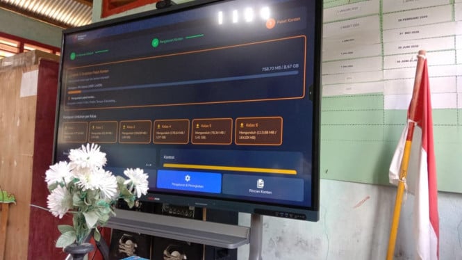 smart-tv-bantuan-prabowo-di-sekolah-manggarai-timur-ntt-‘nganggur’,-alasannya-tak-ada-internet