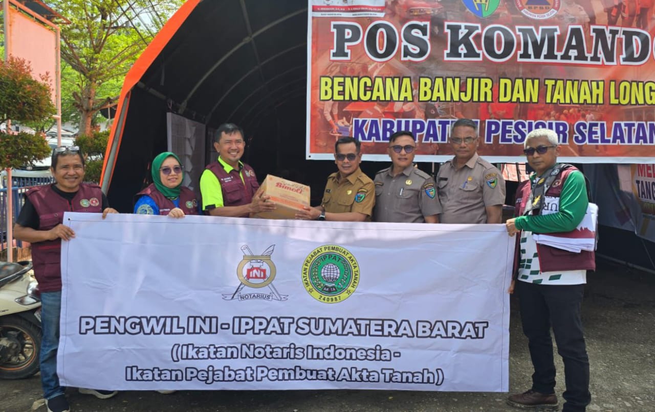 INI-IPPAT Salurkan Bantuan Sembako untuk Korban Banjir Pesisir