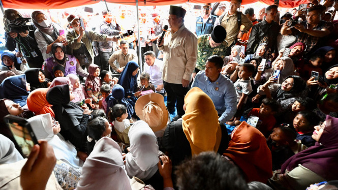 Prabowo Janjikan Hunian Sementara Korban Banjir Aceh Tengah