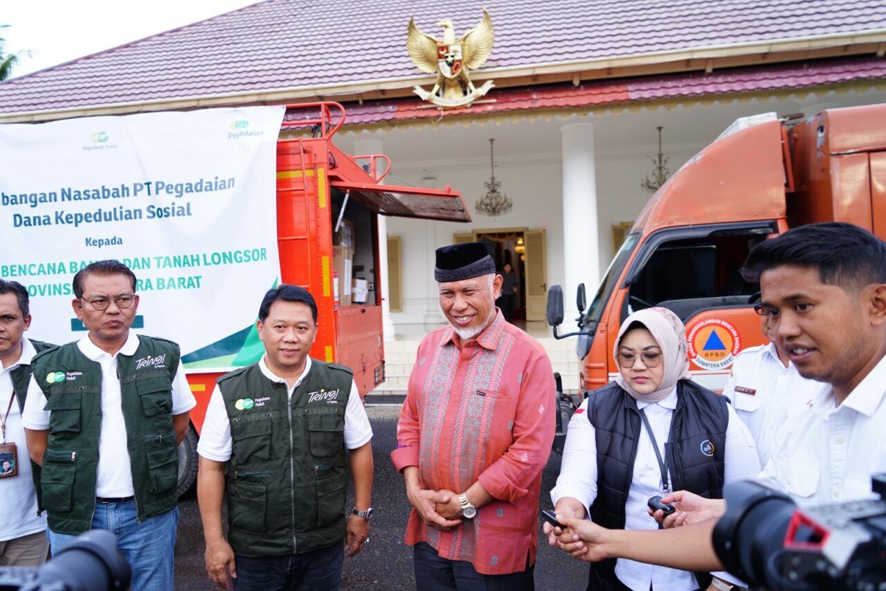 Pegadaian Ulurkan Bantuan Korban Banjir dan Longsor Sumbar