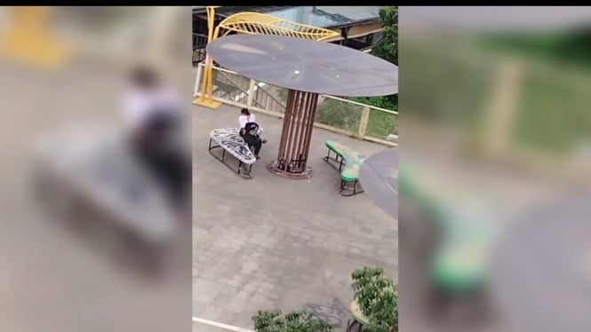 viral-sejoli-nekat-mesum-di-teras-cihampelas-bandung,-satpol-pp-kelimpungan