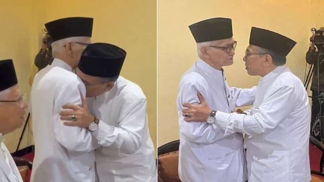 momen-gus-yahya-peluk-erat-rais-aam-saat-islah-di-lirboyo,-akhiri-konflik-pbnu