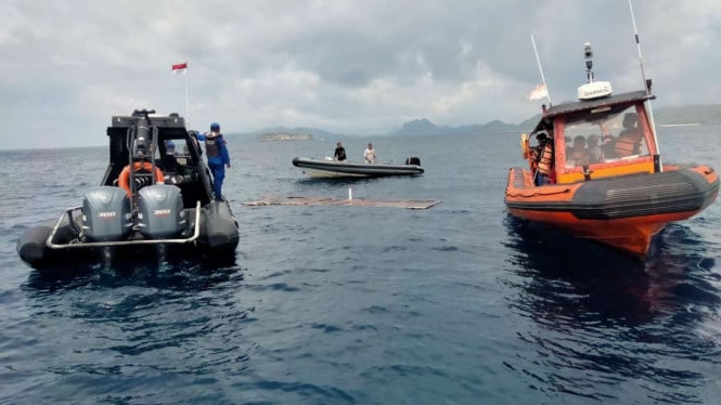 Cuaca Buruk Hentikan Sementara Pencarian 4 Wisatawan Hilang di Labuan Bajo