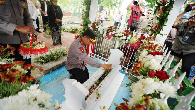 Kapolri Ziarahi, Tinjau, dan Groundbreaking Museum Marsinah di Nganjuk