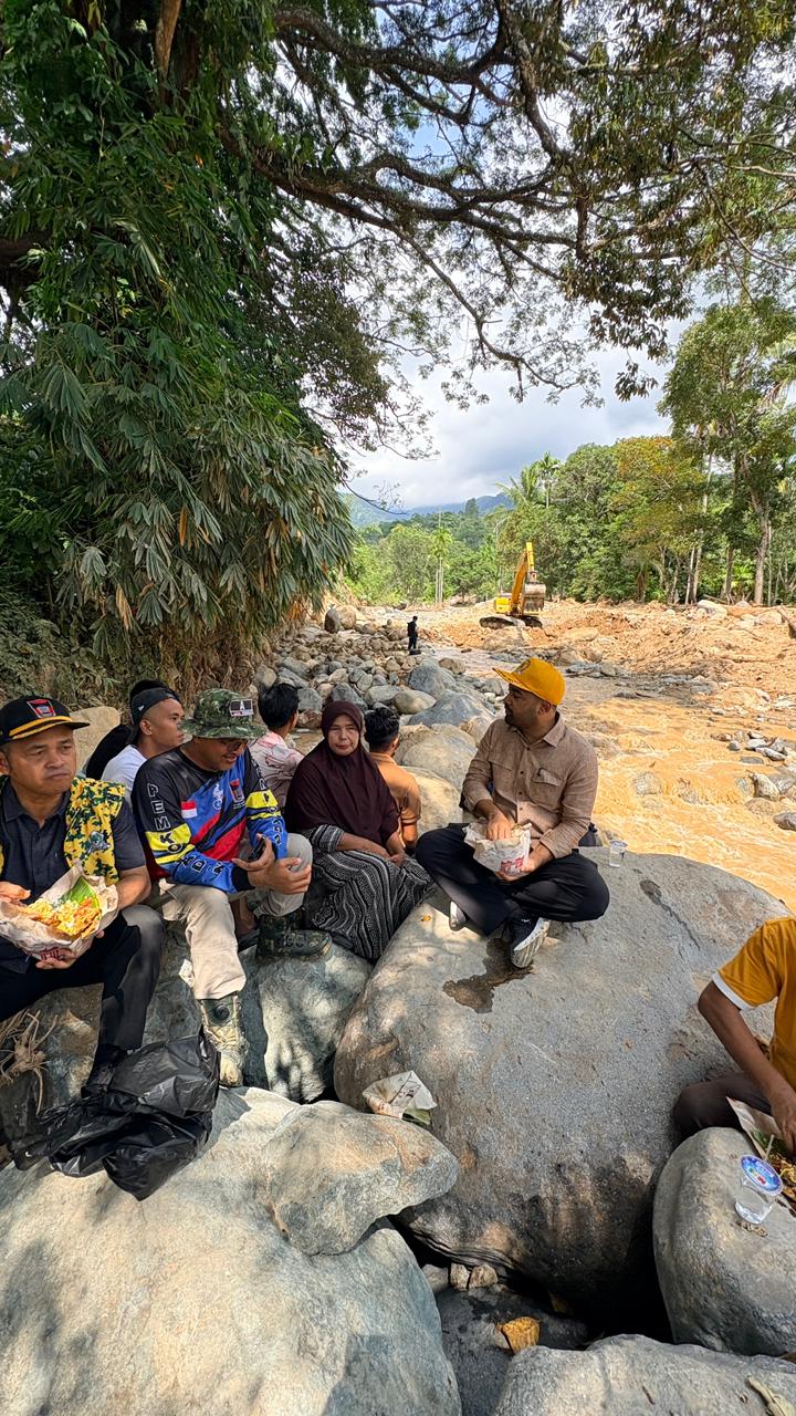 Zigo Rolanda Tinjau Normalisasi Intake Guo Pasca Banjir di Padang