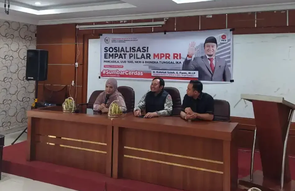 Hadir di Padang, Rahmat Saleh Soroti Urgensi Empat Pilar Lindungi Persatuan Bangsa