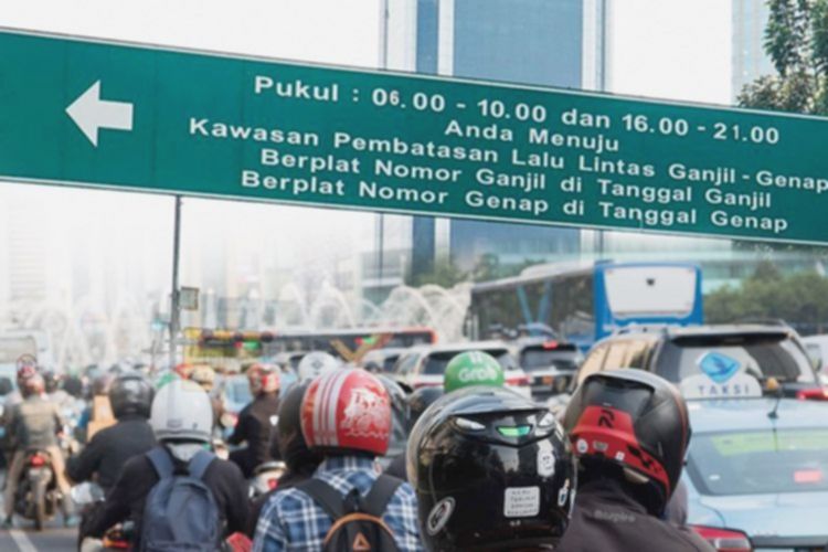 Ganjil Genap Jakarta Tetap Berlaku Hari Ini