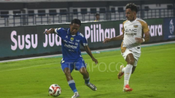 Persib Bandung Tahan Imbang Borneo FC di Babak Pertama Super League