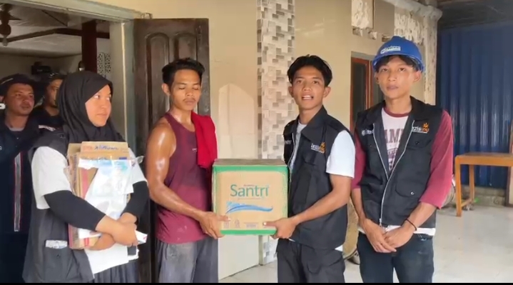 MDMC Sumbar Salurkan Bantuan, Ringankan Korban Longsor Agam