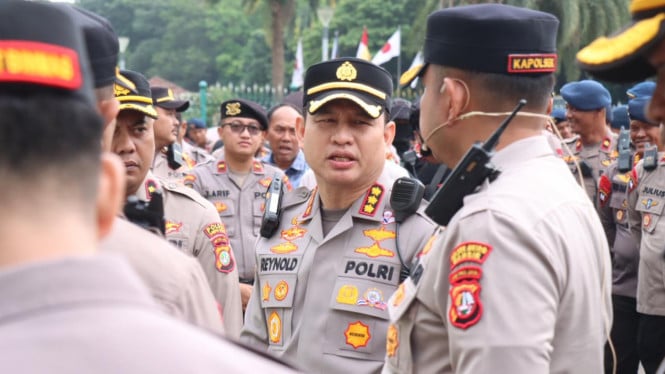 Ribuan Polisi Amankan Aksi Buruh di Monas