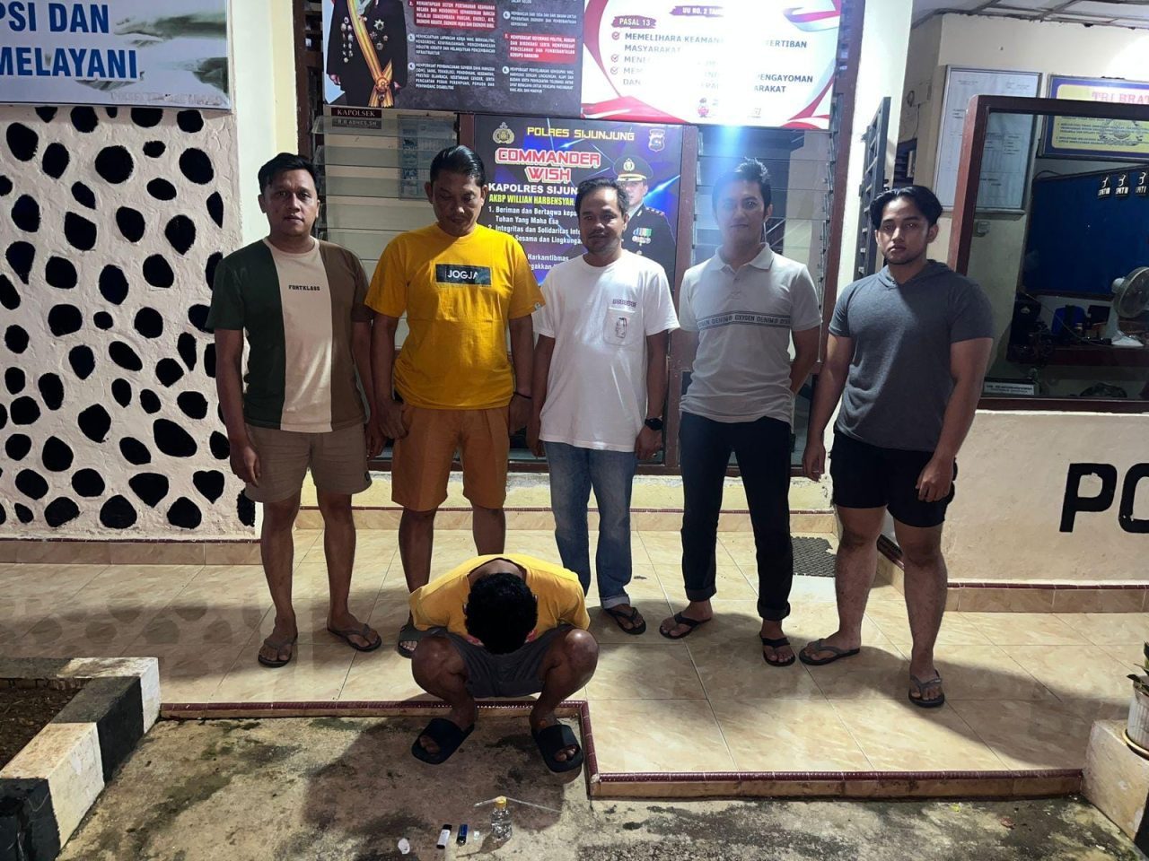 Polsek Koto VII Sijunjung Bekuk Pengguna Sabu, Barang Bukti Diamankan