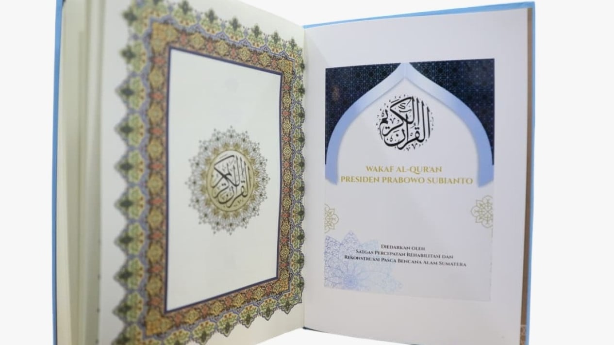 Prabowo Wakafkan 70.000 Al-Qur’an, Bantu Korban Bencana Sumatera