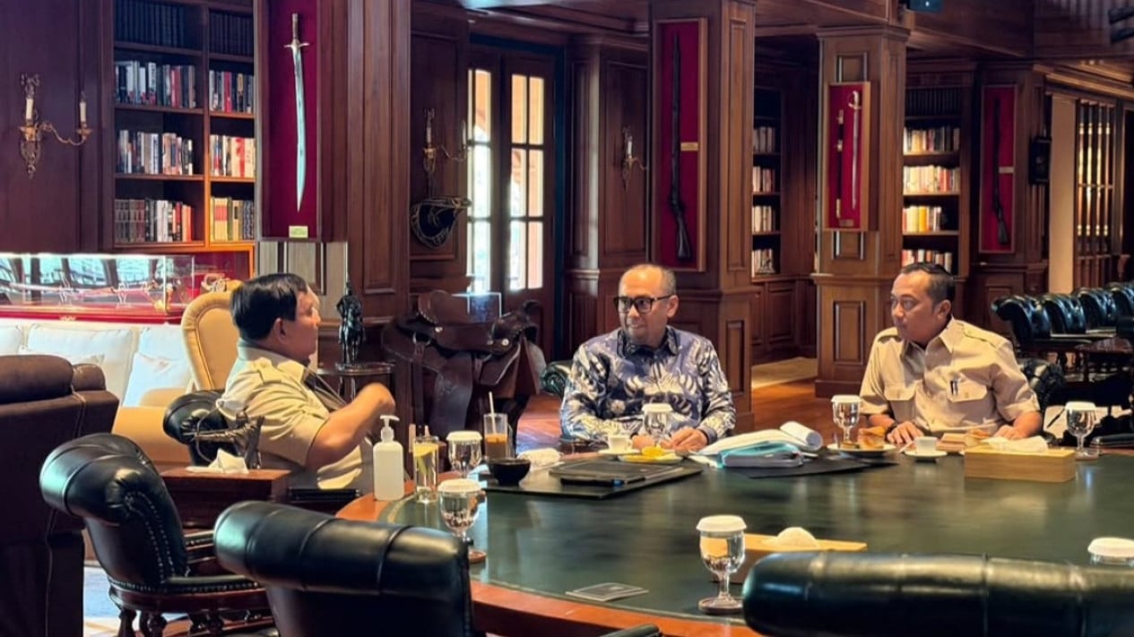 prabowo-rapat-bareng-kepala-ppatk-di-hambalang,-awasi-ketat-aliran-dana-pemerintah