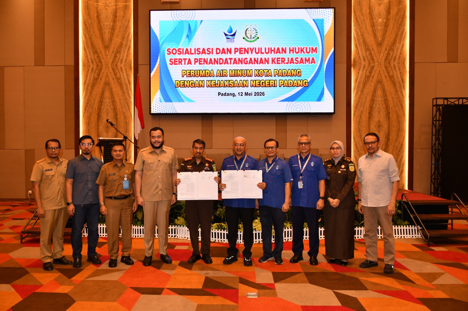perumda-am-padang-jalin-pendampingan-hukum-dengan-kejari