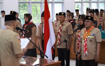 Kakwarda Sumbar Lantik Eka Putra Pimpin Pramuka Tanah Datar Hingga 2031
