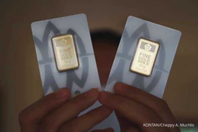 Harga Emas Antam Turun Tipis ke Rp2.839.000 per Gram Hari Ini