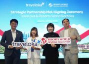 Traveloka, platform teknologi perjalanan all-in-one terdepan di Asia Tenggara, Rabu (20 Mei) menandatangani Nota Kesepahaman (MoU) dengan Resorts World Sentosa (RWS), destinasi wisata terpadu di Singapura.