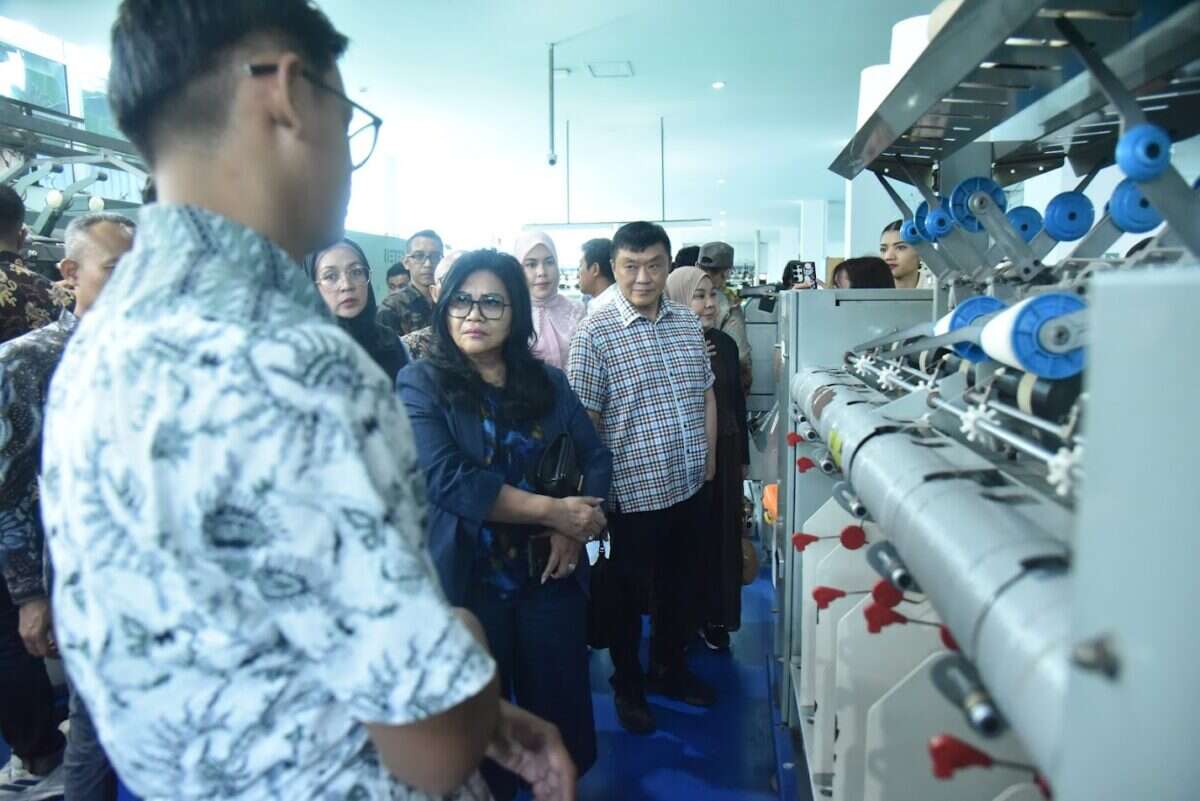 Wakil Ketua Komisi VII DPR RI Evita Nursanty dalam Kunjungan Kerja Spesifik Komisi VII DPR RI ke Akademi Komunitas Industri Tekstil dan Produk Tekstil Surakarta, Jawa Tengah, Jumat (22/5/2026). Foto: Ubaid/Mahendra