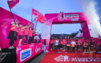SMARTFREN Perkuat Jaringan dan Gelar Fun Run di Lampung