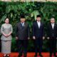 Presiden Prabowo Subianto berfoto bersama dengan Wakil Presiden RI, Ketua DPR RI, dan para Wakil Ketua DPR RI pada acara Pidato Presiden RI pada Rapat Paripurna DPR RI ke-19 Masa Persidangan V Tahun Sidang 2025-2026 dalam Rangka Penyampaian Kerangka Ekonomi Makro (KEM) dan Pokok-Pokok Kebijakan Fiskal (PPKF) Rancangan Anggaran Pendapatan dan Belanja Negara (RAPBN) Tahun Anggaran 2027 yang digelar di Ruang Rapat Paripurna Gedung Nusantara MPR/DPR/DPD RI, Jakarta, pada Selasa, 20 Mei 2026. Foto: BPMI Setpres/Cahyo/Website Presiden