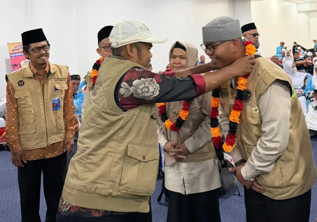 ppih-debarkasi-padang-sambut-kepulangan-jemaah-haji-asal-bengkulu