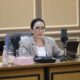 Anggota Komisi XIII DPR RI Rieke Diah Pitaloka, dalam agenda Rapat Dengar Pendapat (RDP) bersama Komnas HAM dan RDPU dengan Pergerakan Dokter Muda Indonesia (PDMI) di Kompleks Parlemen, Senayan, Jakarta, Kamis (18/06/2026). Foto: Aaron/Karisma