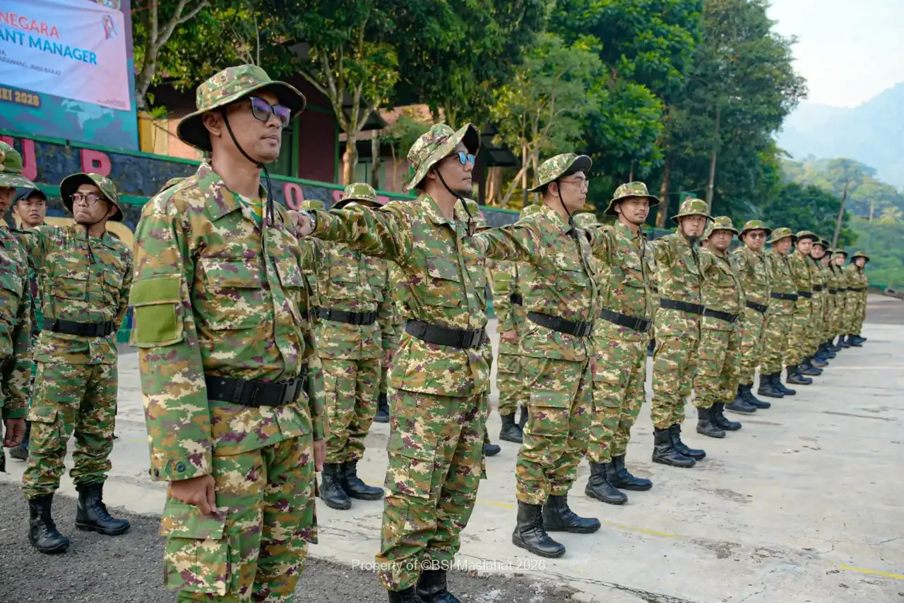 bsi maslahat perkuat integritas dan kepemimpinan amil melalui pelatihan bela negara (2)