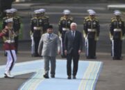 Prabowo Subianto Sambut Kedatangan Presiden Jerman di Istana Merdeka